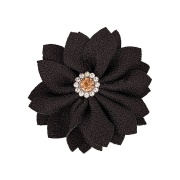 Цветочки декоративные, цвет черный, размер 45 мм,