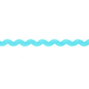 Декоративная тесьма вьюнок, ширина 8 мм, намотка 15 ярдов, цвет голубой (№104)