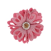 Цветочки декоративные, цвет грязно-розовый, размер 40 мм,