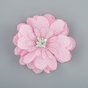 Цветочки декоративные, цвет розовый, размер 40 мм, 
