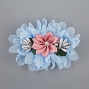 Цветочки декоративные, цвет голубой, размер 90х75 мм, 