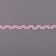Декоративная тесьма вьюнок, ширина 8 мм, намотка 15 ярдов, цвет розовый (№04)