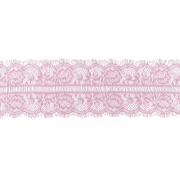 Кружево "Французское", ширина 115 мм, цвет фиолетовый, длина 3 метра