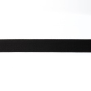 Лента бархатная, ширина 25 мм, цвет черный, намотка 50 ярдов