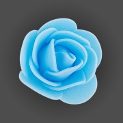 Цветочки декоративные, цвет голубой, размер 35 мм,