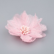 Цветочки декоративные, цвет розовый, диаметр 40 мм