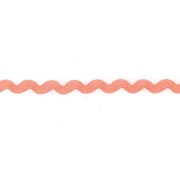 Декоративная тесьма вьюнок, ширина 8 мм, намотка 15 ярдов, цвет персиковый (№66)