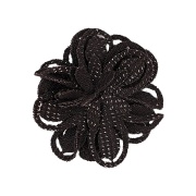 Цветочки декоративные, цвет черный, размер 40 мм, 