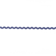 Декоративная тесьма вьюнок, ширина 8 мм, намотка 15 ярдов, цвет темно-синий (№38)