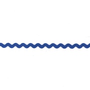 Декоративная тесьма вьюнок, ширина 8 мм,  намотка 25 метров, цвет синий (№15)
