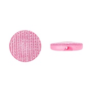 Пуговица пластиковая на полуножке, размер 20L, цвет розовый с блестками