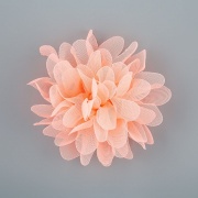 Цветочки декоративные, цвет персиковый, диаметр 80 мм, 