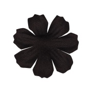 Цветочки декоративные, цвет черный, размер 35 мм, 