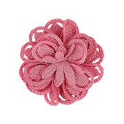 Цветочки декоративные, цвет грязно-розовый, размер 40 мм, 