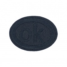 Термоаппликация "Ok", размер 33 мм х 24 мм