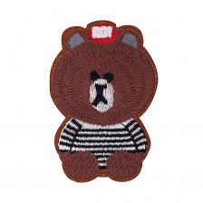 Термоаппликация "Мишка", размер 47х70 мм