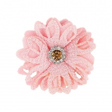 Цветочки декоративные, цвет розовый, размер 40 мм, 