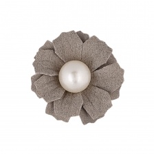 Цветочки декоративные, цвет серый, размер 35 мм,