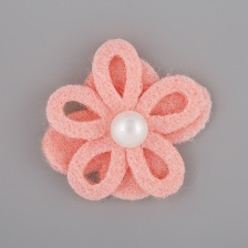 Цветочки декоративные, цвет персик, размер 25 мм, 