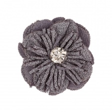 Цветочки декоративные, цвет серый, размер 35 мм