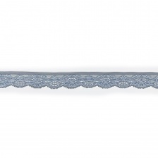 Кружево эластичное, ширина 25 мм, цвет серый, намотка 15 ярдов, материал лайкра 