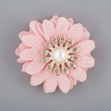 Цветочки декоративные, цвет розовый, диаметр 45 мм, 