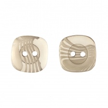 Пуговица пластиковая на два прокола, размер 20L, цвет №12 (серый)