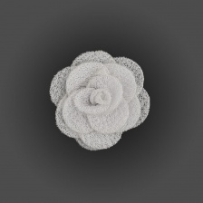 Цветочки декоративные, цвет белый, размер 28 мм, 