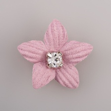 Цветочки декоративные, цвет пурпурный, размер 23 мм, 