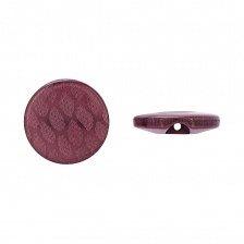 Пуговица пластиковая на полуножке, размер 20L, форма круглая, цвет грязно-розовый 