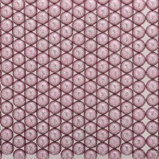 Бусины под жемчуг прибивные с серебряным напылением, размер 5 мм, цвет розовый, вес 500 г 