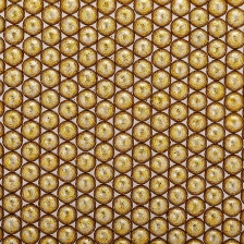 Бусины под жемчуг прибивные с золотым напылением, размер 8 мм, цвет золотой, вес 500 г