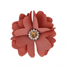 Цветочки декоративные, цвет грязно-розовый, размер 40 мм,