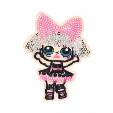 Термоаппликация текстильная, синтетическая, размер 62х80 мм