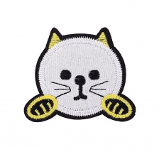 Термоаппликация "Котик", размер 67х56 мм