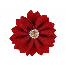 Цветочки декоративные, цвет бордовый, размер 45 мм,