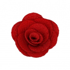 Цветочки декоративные, цвет красный, размер 40 мм,