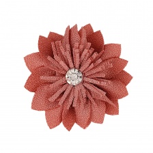 Цветочки декоративные, цвет грязно-розовый, размер 45 мм, 