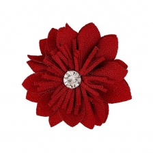 Цветочки декоративные, цвет бордовый, размер 45 мм, 
