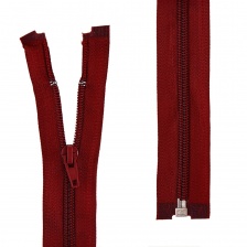 Молиня спираль, тип 5, разьемная, длина 65 см, цвет 163 (бордо), "простой" бегунок