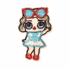 Термоаппликация текстильная, синтетическая, размер 50х80 мм