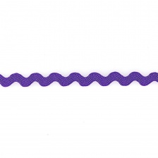 Декоративная тесьма вьюнок, ширина 8 мм, намотка 25 метров, цвет фиолетовый (№11)