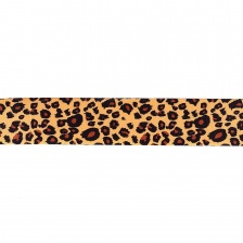 Резинка декоративная с анималистическим принтом, ширина 40 мм, намотка 47 ярдов