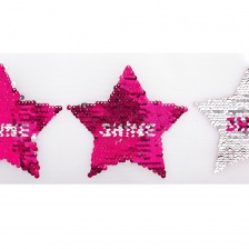 Аппликации пайетки, размер 115х105 мм, рулон 82шт