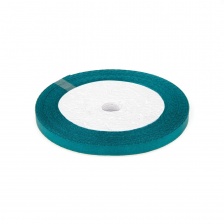 Декоративная лента атласная, ширина 6 мм, намотка 25 ярдов, цвет нефритовый (№115)