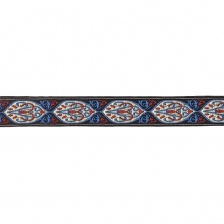 Жаккардовая лента, ширина 25 мм, намотка 10 м, цвет бежевый