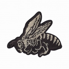 Термоаппликация текстильная, синтетическая, размер 103х83 мм