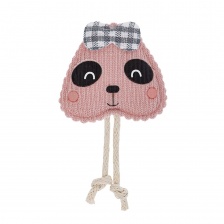 Аппликация 3D "Хомячок", цвет грязно-розовый, размер 35х60 мм