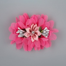 Цветочки декоративные, цвет розовый, размер 90х75 мм,