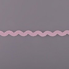 Декоративная тесьма вьюнок, ширина 8 мм, намотка 15 ярдов, цвет розовый (№04)